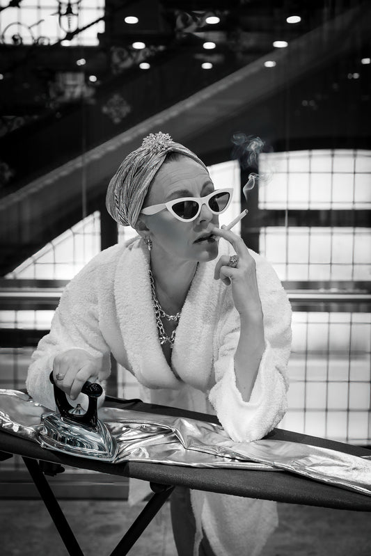 To Glam to give a Damn -Aluminium trykk